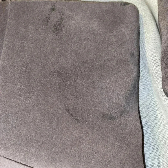 Banana Republic grey suede slouchy heeled boots - Picture 8 of 11